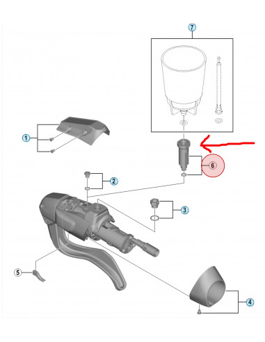 Funnel adapter shimano