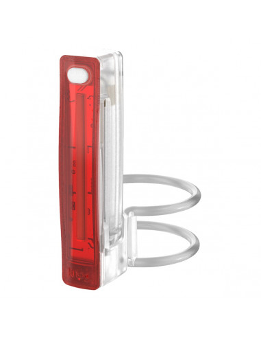 Baklampa knog plus usb laddning transparent