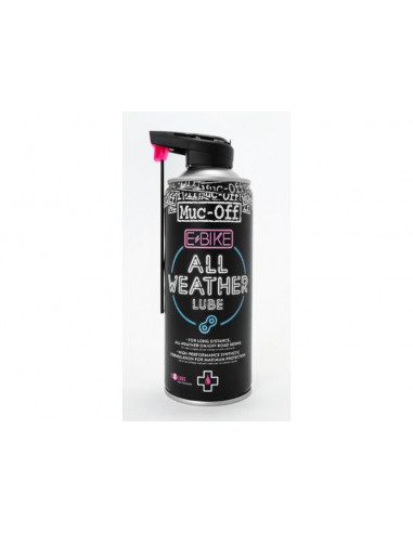 Universal olja e-bike all weather lube spray flaska 400 ml muc-off