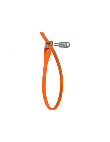 Kabellås z lok 40 cm orange hiplok