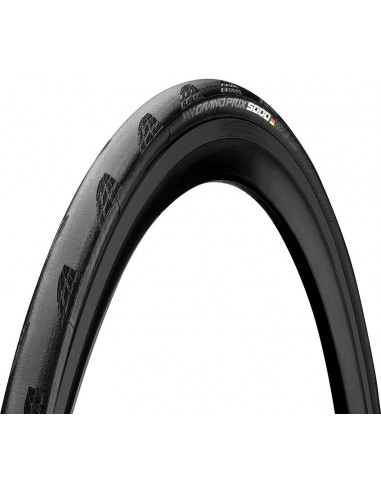 Däck grand prix 5000 25-622 700x25C svart vikbart black chili continental