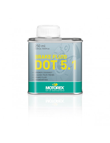 Brake fluid dot 5.1 tin 250 ml motorex